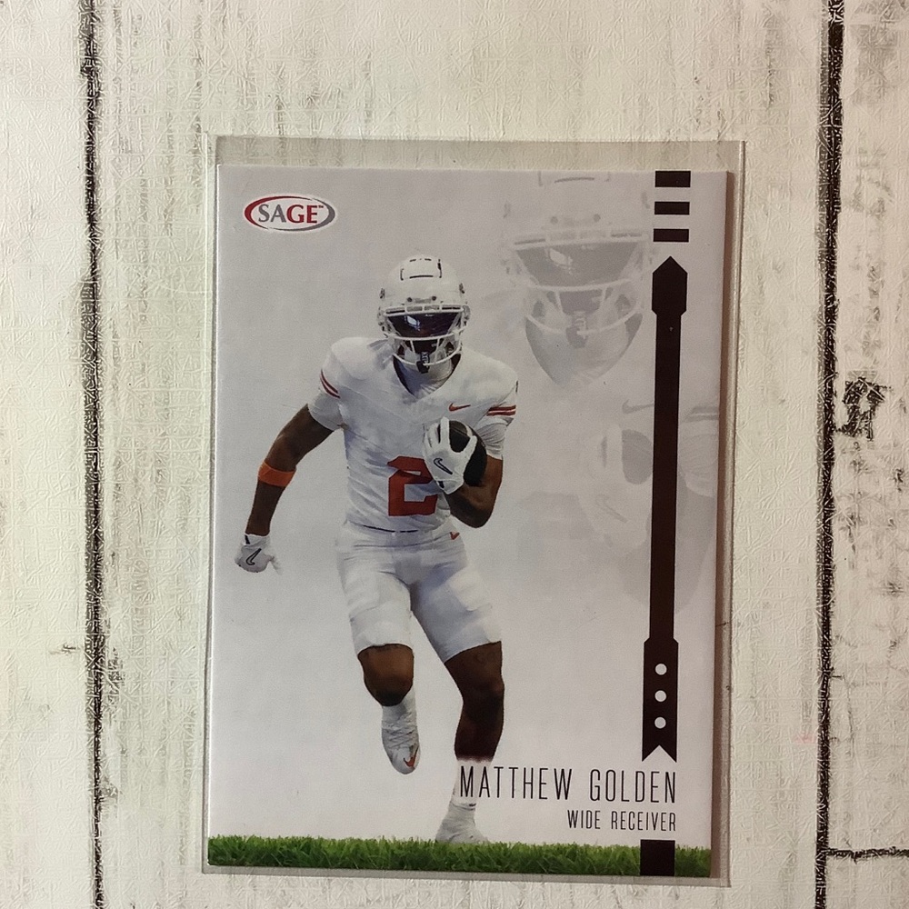 Matthew Golden 2025 SAGE HIT Rookie RC #121 Texas Longhorns
